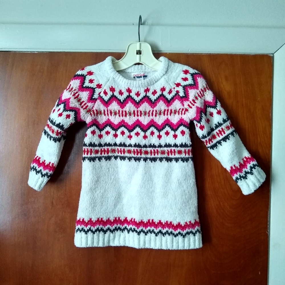 Cat & Jack Velour Cozy Dress 18m